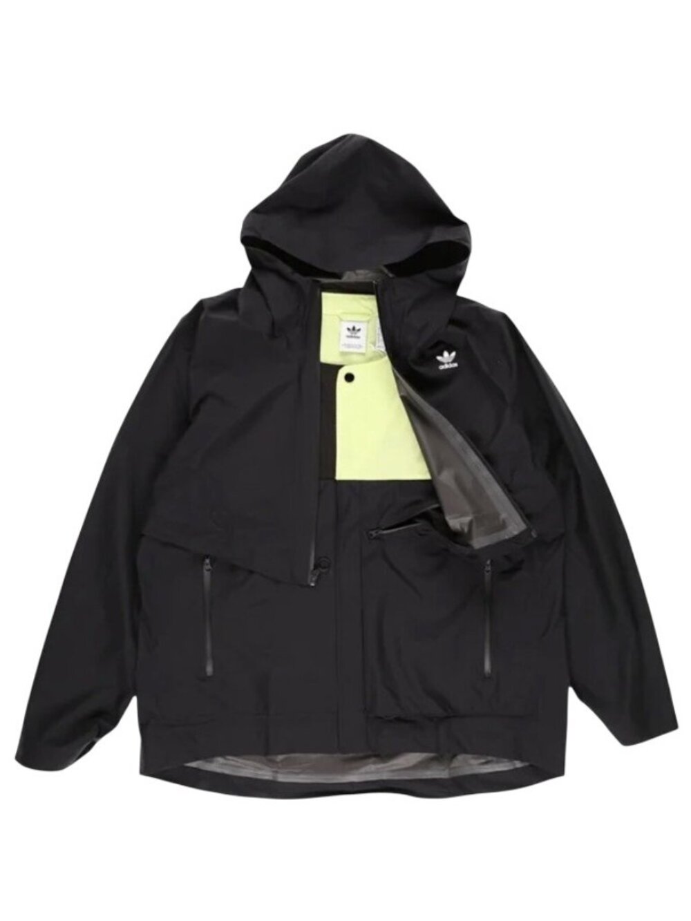 Adidas GORE-TEX Performance Consortium ACMON 2-in-1 Vest Jacket Mens Sz M Black